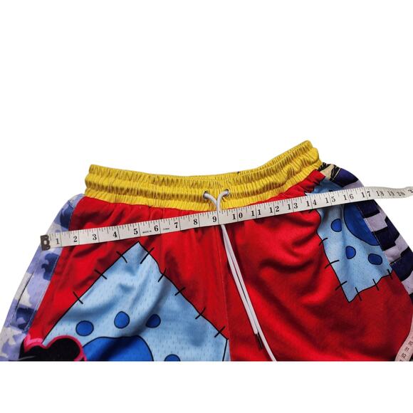In The Lab Mens Small/Medium Basketball Shorts Graphic Print Mesh Activewear - Picture 11 of 16